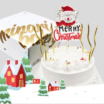 [미나리빵집] 크리스마스 케이크 만들기! DIY 패키지